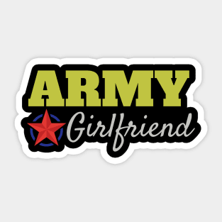 Army Star Girlfriend Sticker